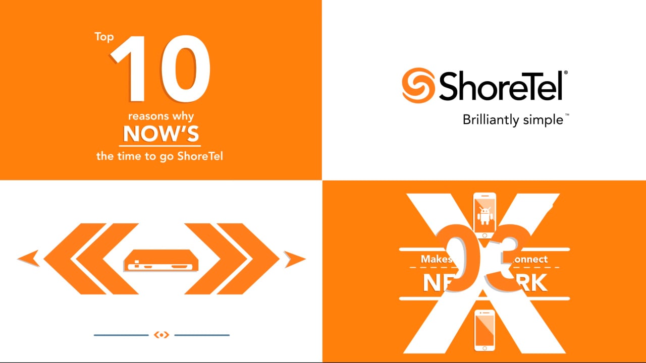 Animation – Explainer Video – Top 10 Reasons to go ShoreTel