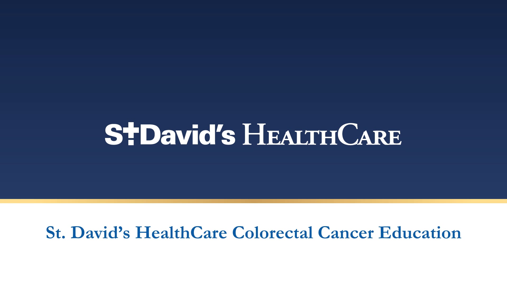 Explainer Video – St. David’s HealthCare – Colorectal Cancer Education